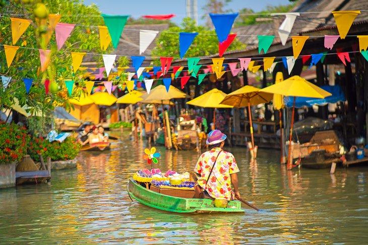 Vier Regionen schwimmender Markt