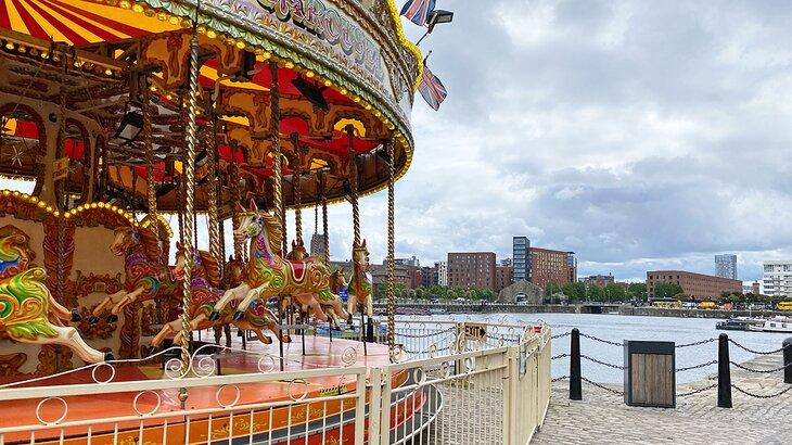 Carrusel en Royal Albert Dock