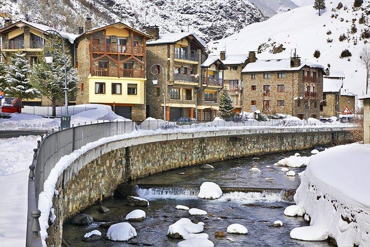 Rivière Valira d'Orient à La Cortinada