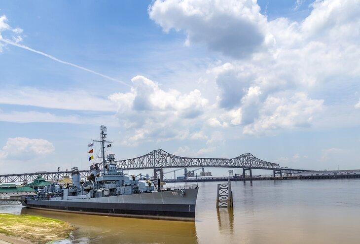USS Kidd y Memorial de Veteranos