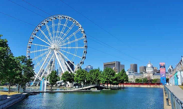 Riesenrad und Zipline im Alten Hafen