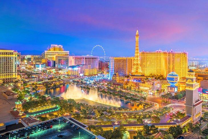 Las Vegas al atardecer
