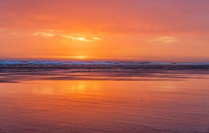 Sunset at Pacific Beach State Park
