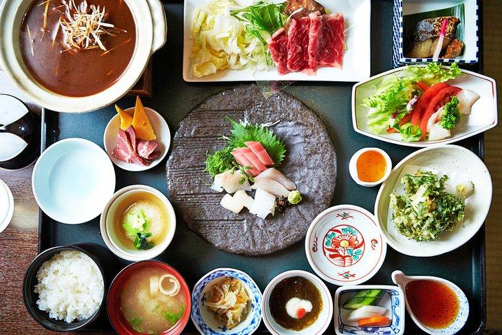 Comida Kaiseki tradicional