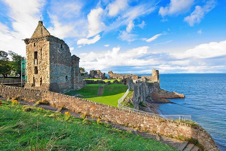 Las ruinas del Castillo de St. Andrews