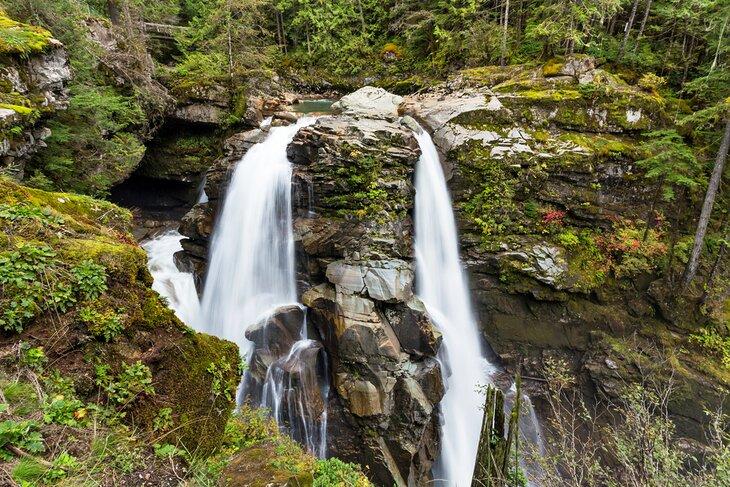 Chutes de Nooksack, autoroute panoramique Mount Baker