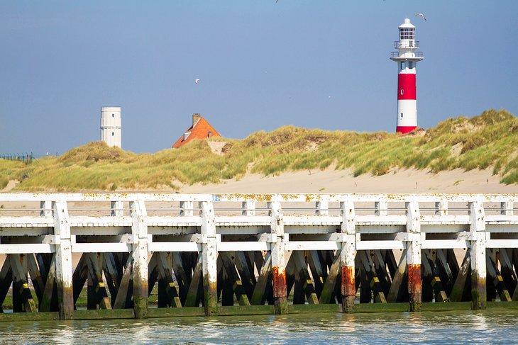 Jetée à la Plage de Nieuwpoort