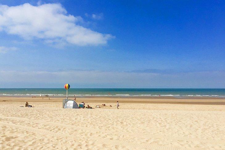 Plage de Middelkerke, Belgique