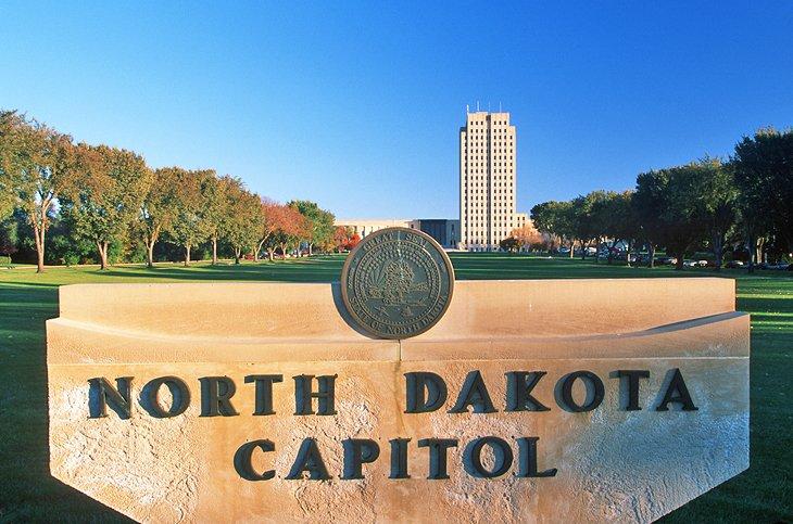 Edificio del Capitolio Estatal de Dakota del Norte