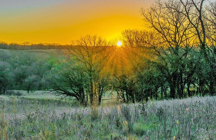 Atardecer en Fort Ransom