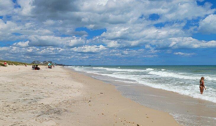 La playa en North Topsail