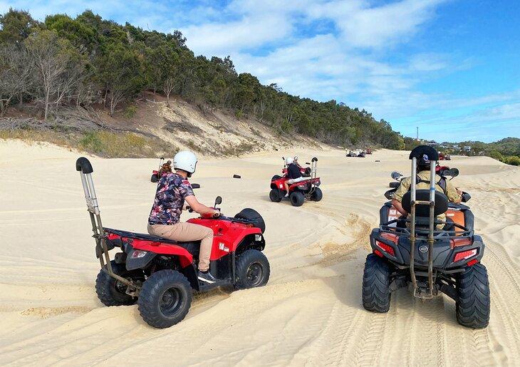 Quad-Biken im Tangalooma Island Resort