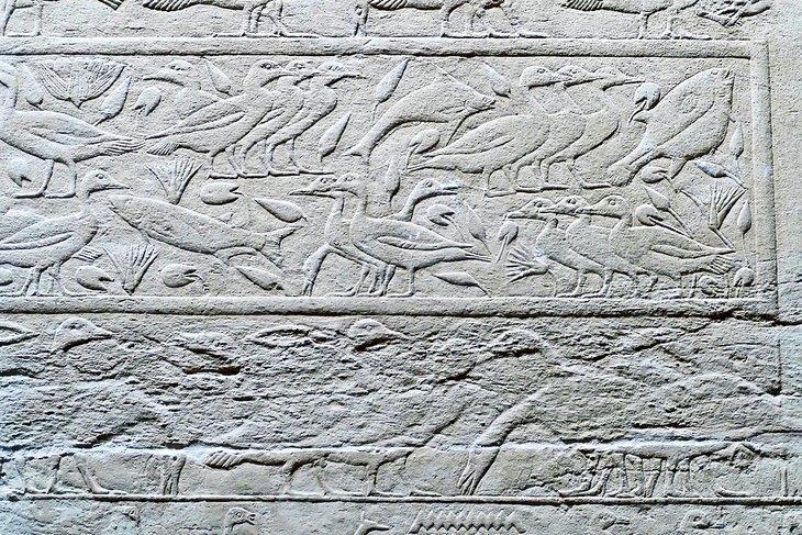 Detalle del relieve dentro de la Mastaba de Kagemni