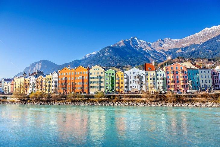 Edificios coloridos en Innsbruck