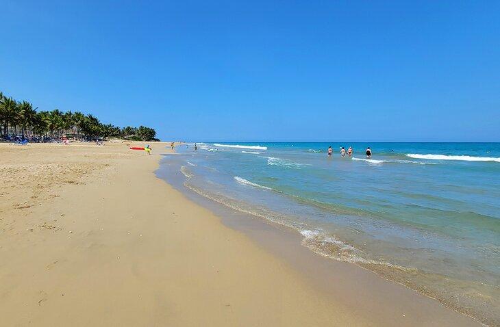 Ein Strand in Cabarete, Dominikanische Republik