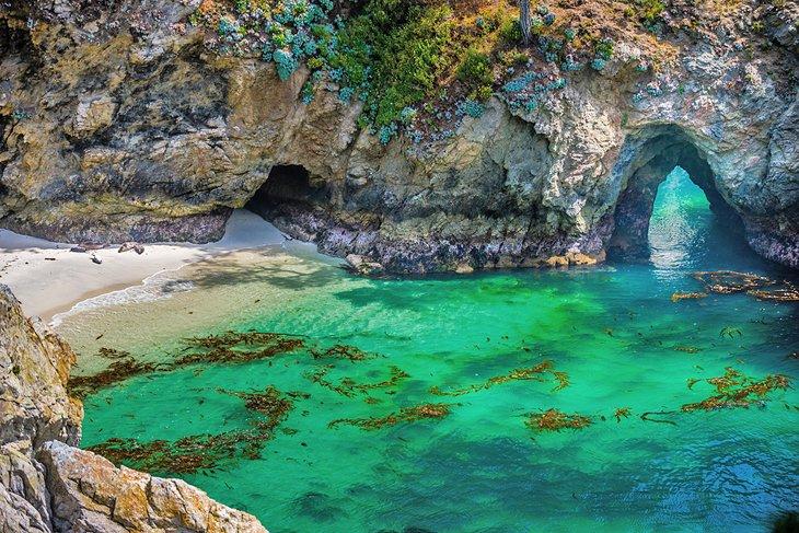 Playa China en el Reserva Natural Estatal Point Lobos