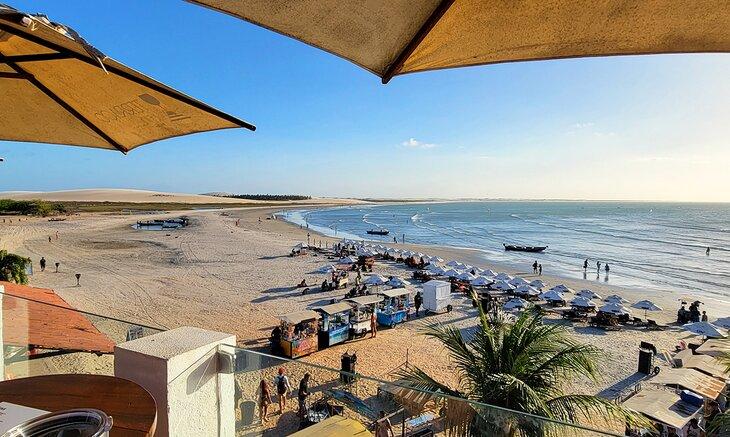 Plage de Jericoacoara en fin d'après-midi