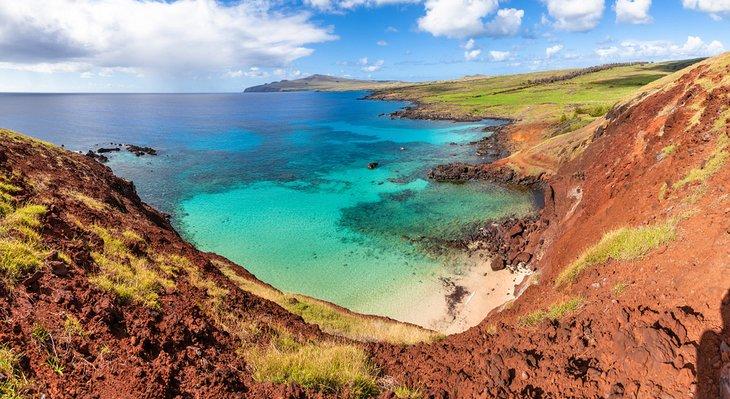Plage Ovahe, Île de Pâques