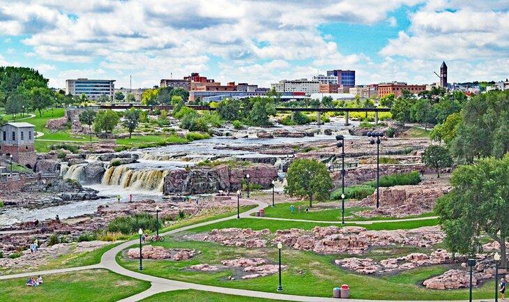 Falls Park, Sioux Falls, Dakota del Sur