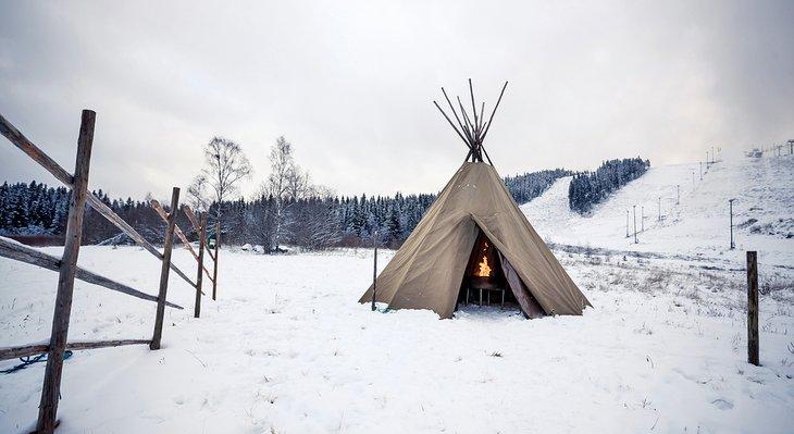Teepee-Zelt in Kemi