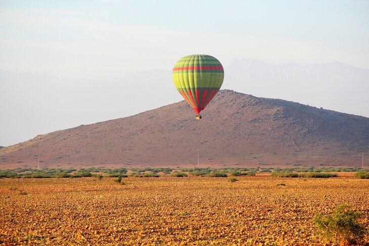 Paseo en globo de aire caliente