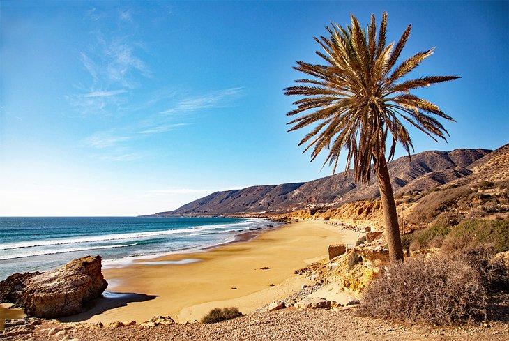 La playa en Taghazout