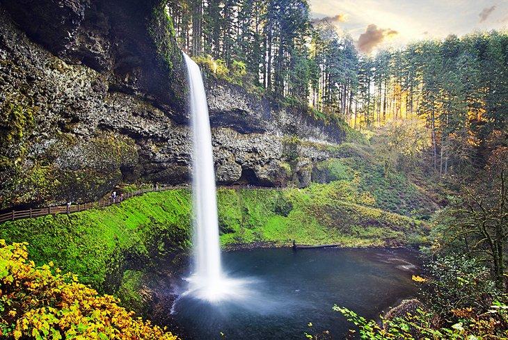 Cascada South en Silver Falls State Park