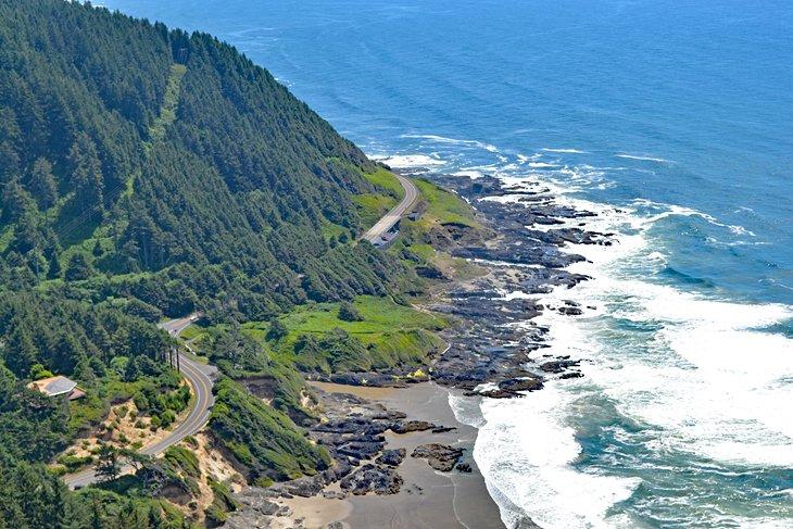 Vista desde el Área Escénica de Cape Perpetua