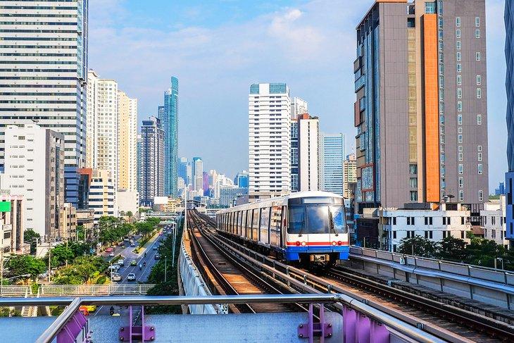Skytrain en Bangkok