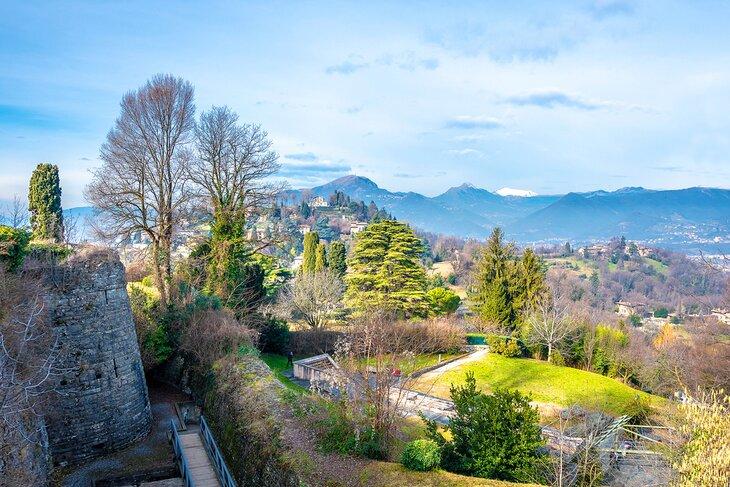 Vista desde San Vigilio, Bérgamo