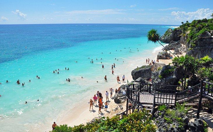Plage aux Ruines de Tulum