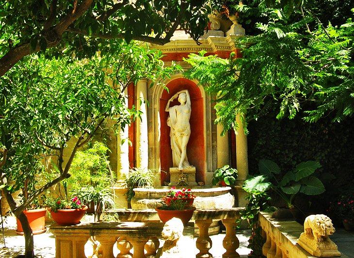Jardín del Patio en la Casa Rocca Piccola