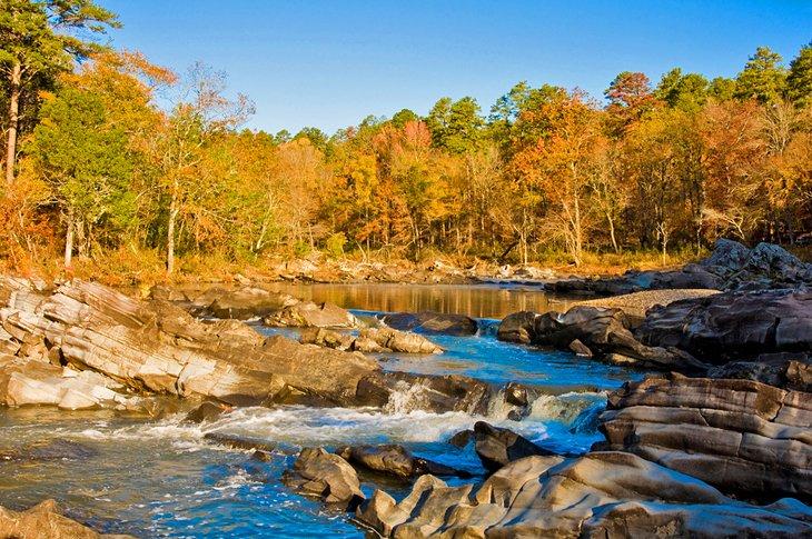 Herbstfarben am Cossatot River