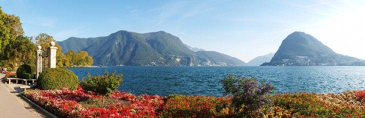 Vista sobre el Lago de Lugano