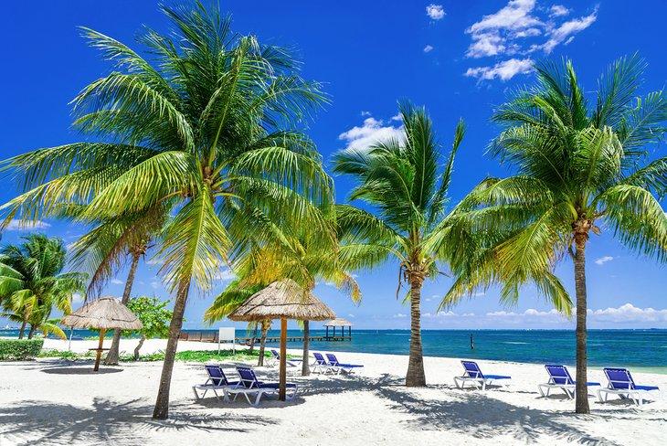Playa tropical en Cancún