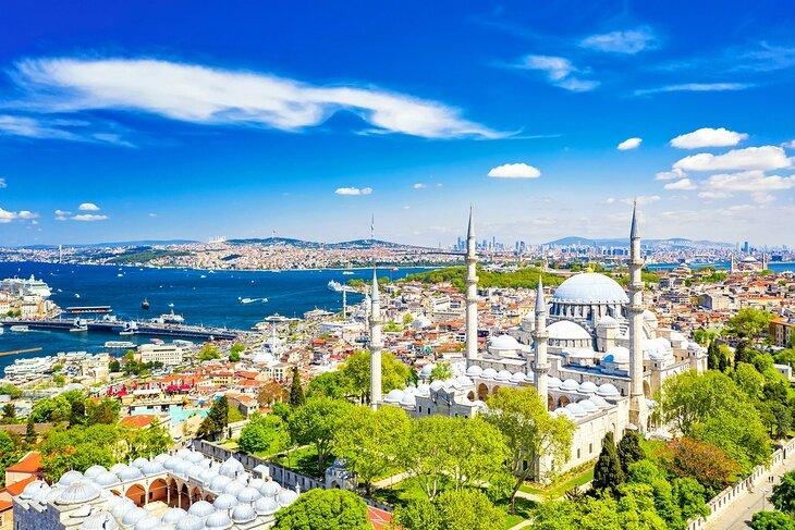Vista aérea de Estambul