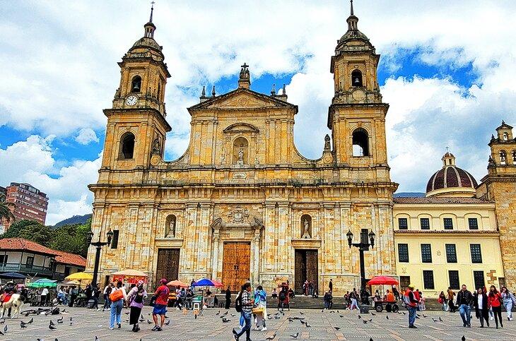 Plaza Bolívar en Bogotá