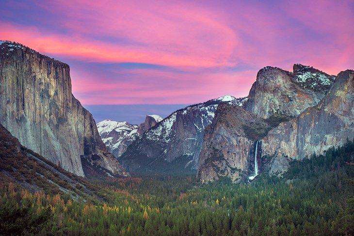Tunnel View, Parc National de Yosemite