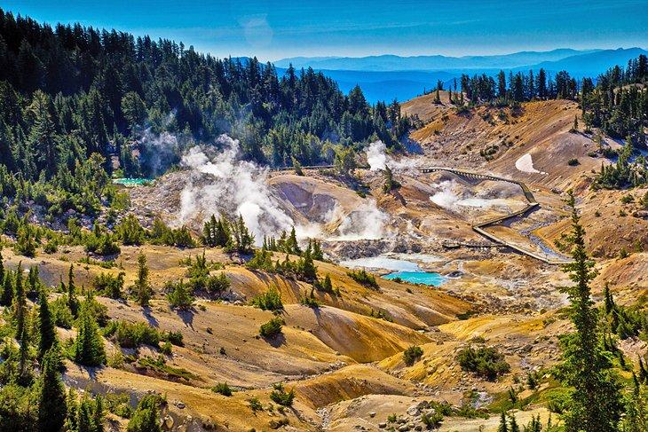 Bumpass Hell au Parc National Volcanique de Lassen