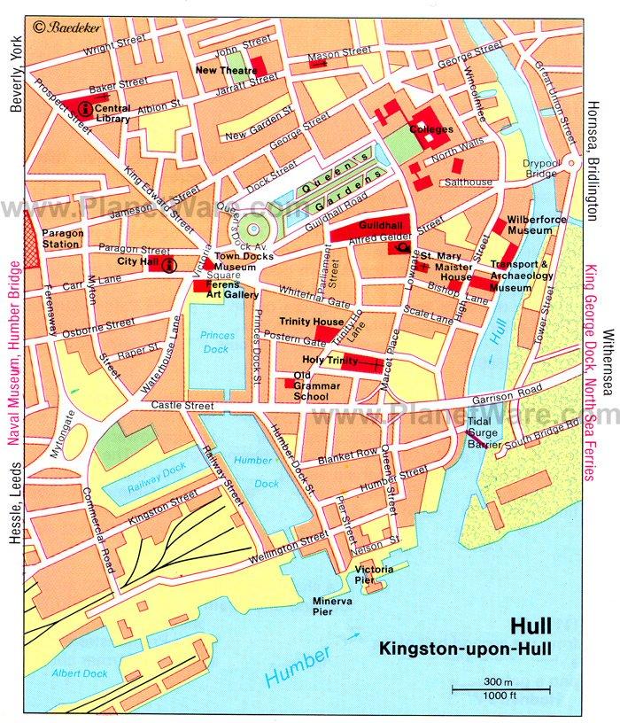 Plan de Hull - Attractions Touristiques