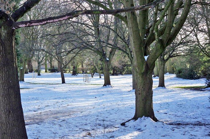 East Park en hiver