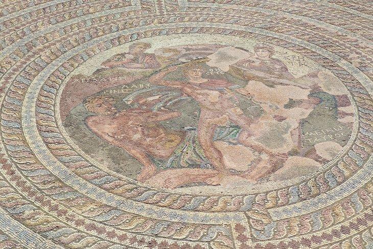 Mosaico en la Casa de Dionisio