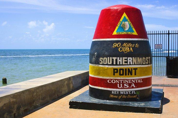 Südlichster Punkt in den kontinentalen USA in Key West
