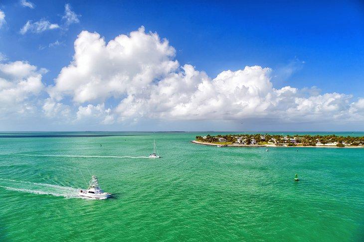Boote in der Nähe von Key West