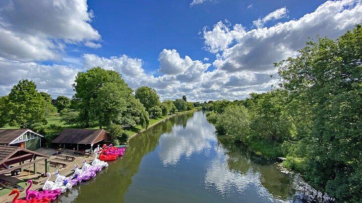 Río Avon en Warwick