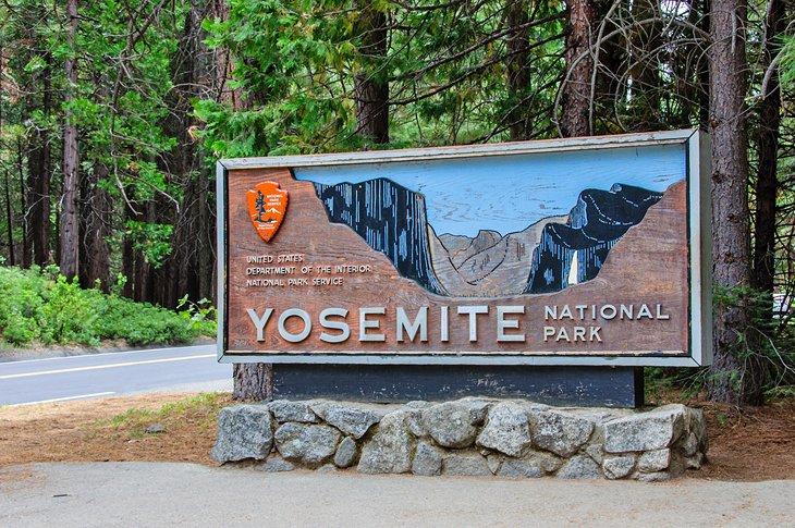 Entrada del Parque Nacional Yosemite