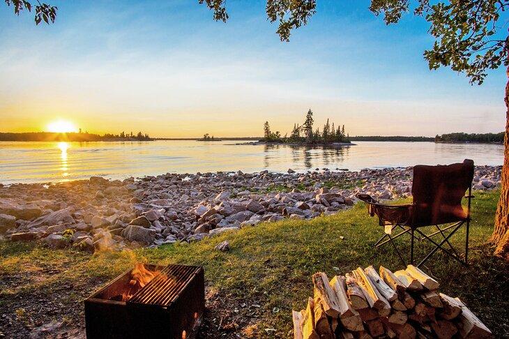 Camping Otter Falls, Lago Margaret