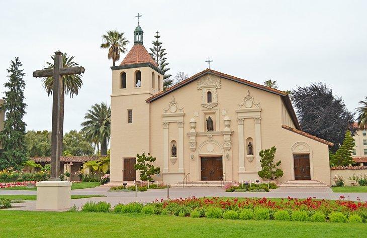 Mission Santa Clara de Asís auf dem Campus der Santa Clara University