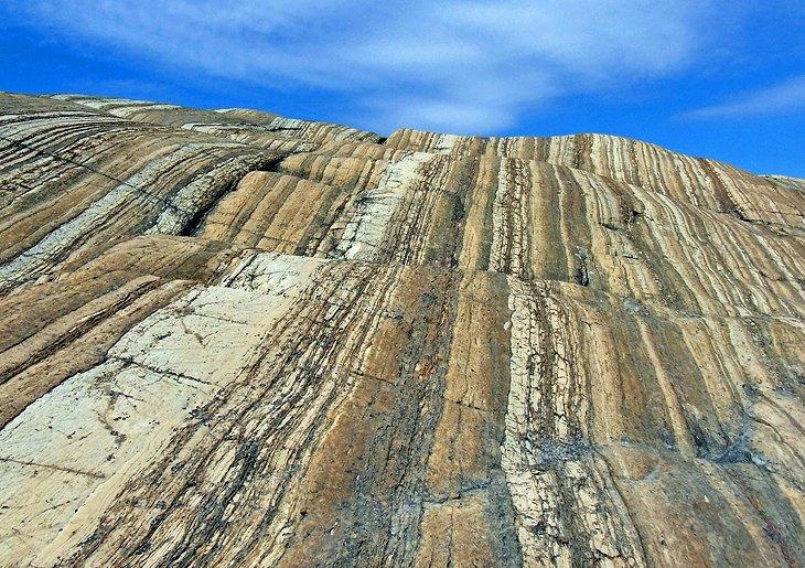 Sedimentgestein in den Belcher-Inseln