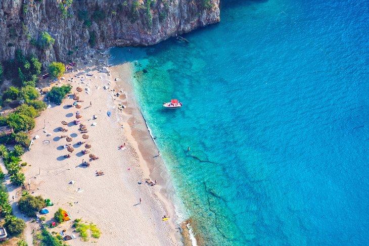 La playa en el Valle de las Mariposas